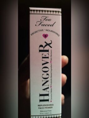 Too Faced Hangover Rx Replenishing Face Primer — Light Pink